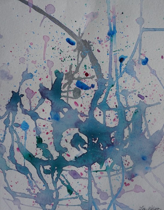 splash lines abstract