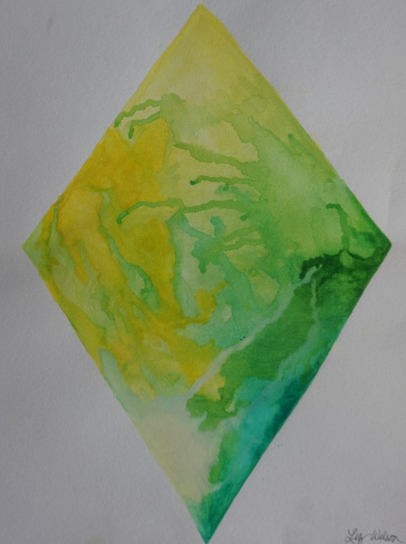 yellow green diamond